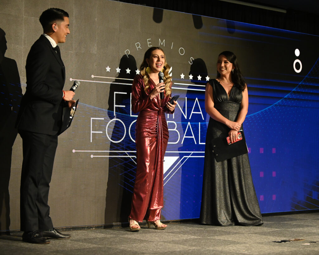 Luisa Agudelo, elegida la portera del año en la octava edición de los Premios Fémina Football. Foto: Nicolás Delgadillo.